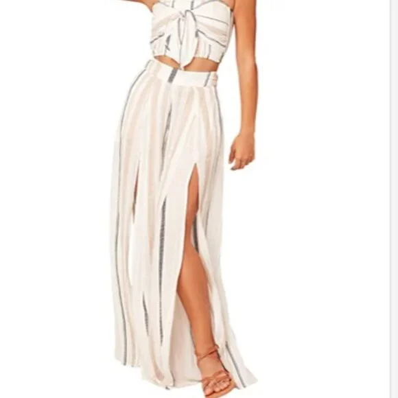 L Space Isla Pants El Camino Stripe Size Small - Picture 1 of 15